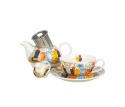 Dzbanek filiżanka sitko tea for one Koci świat Koty ogrodowe