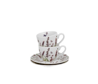 Filiżanki spodki espresso 2 szt lawenda classic lavender