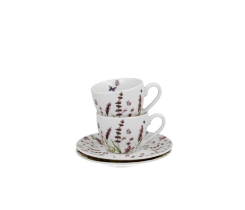 Filiżanki spodki espresso 2 szt lawenda classic lavender