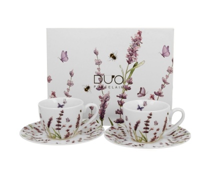 Filiżanki spodki espresso 2 szt lawenda classic lavender