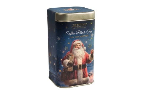 Herbata Chelton 100g OPA czarna liściasta PUSZKA z mikołajem