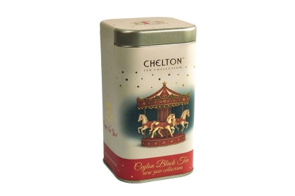 Herbata Chelton 100g OPA czarna liściasta PUSZKA na prezent