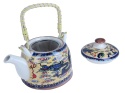 Czajnik dzbanek ceramiczny z sitkiem teapot smok orientalny