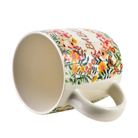 Kubek dla babci z brelokiem porcelana prezent dzień babci