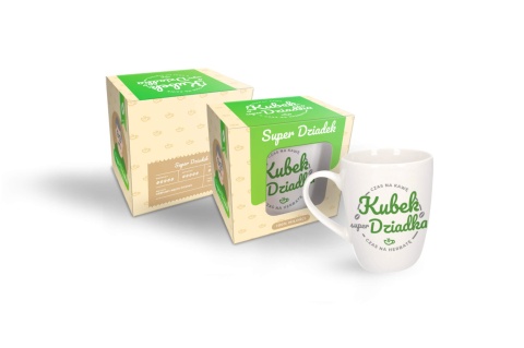 Kubek dla dziadka prezent na dzień dziadka ceramika pudełko