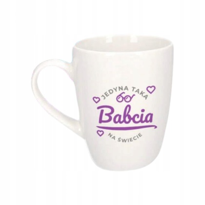 Kubek dla babci ceramika prezent na dzień babci w pudełku
