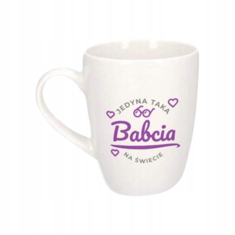 Kubek dla babci ceramika prezent na dzień babci w pudełku