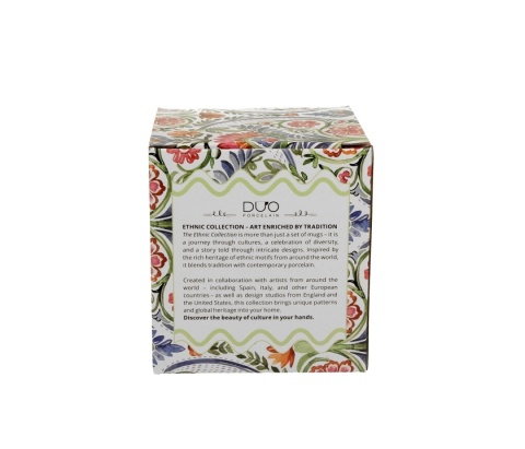 Kubek do herbaty z zaparzaczem Mayflower kwiat porcelana