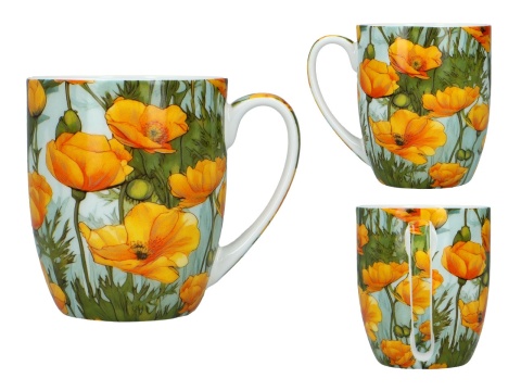 Kubek porcelana do kawy camio floral story Carmani prezent