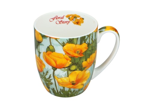 Kubek porcelana do kawy camio floral story Carmani prezent