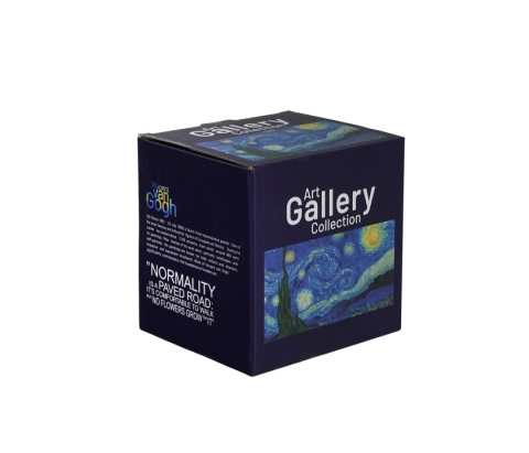 Kubek z zaparzaczem na stopce Gwiaździsta noc Gogh prezent