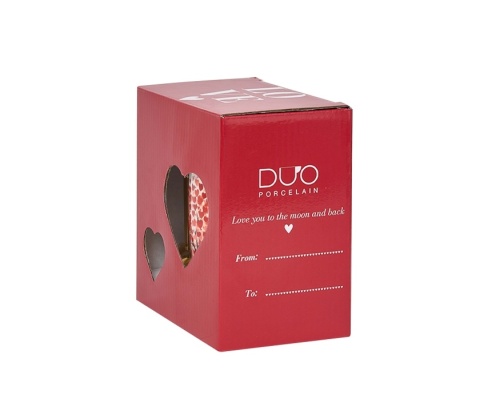 Kubek zaparzacz sitko na Walentynki do herbaty drzewo serce