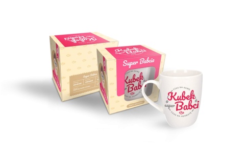 Kubek dla babci prezent na dzień babci kubek super babci