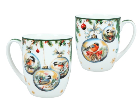 Kubek porcelana do kawy camio merry christmas Carmani święta