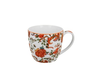 Kubek do herbaty porcelana primavera w koszyku kwiaty ethnic