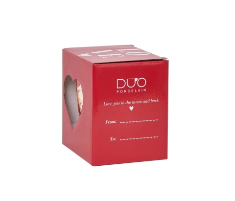 Kubek z zaparzaczem Misie z sercami prezent na Walentynki