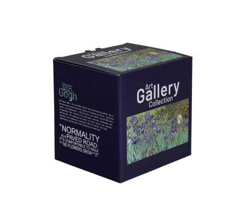 Kubek duży na stopce zaparzacz Irysy Gogh na dzień kobiet