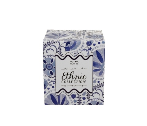 Kubek z zaparzaczem do herbaty naresh blue mozaika kwiat