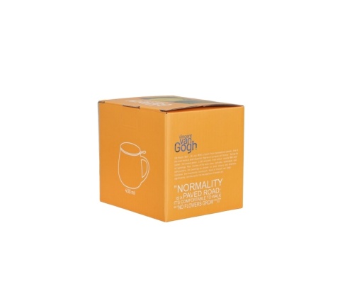 Kubek z zaparzaczem baryłka do herbaty ziół Van Gogh taras