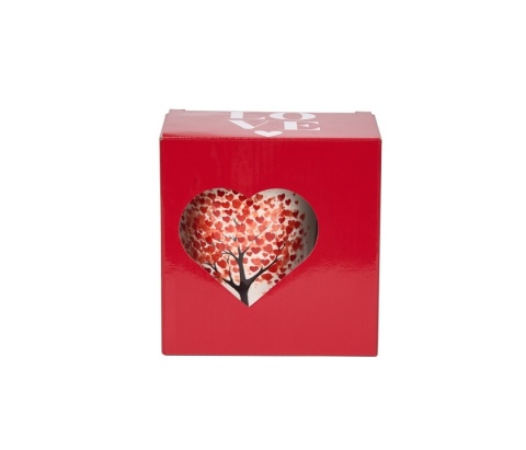 Kubek z zaparzaczem prezent na Walentynki Drzewo serca