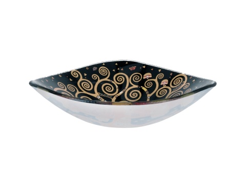 Miska miseczka szklana Klimt Drzewo życia na przekąski