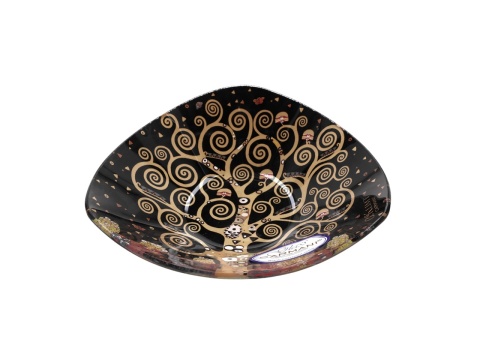 Miska miseczka szklana Klimt Drzewo życia na przekąski