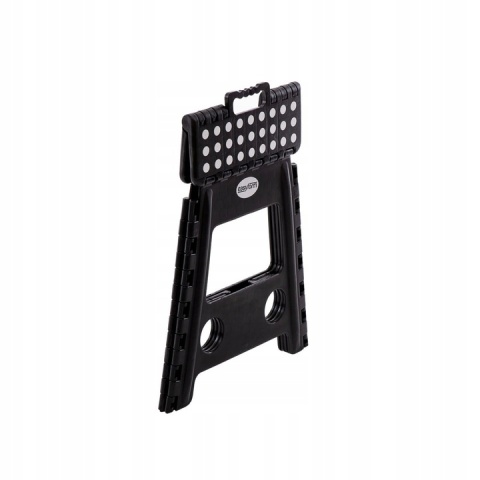 Stołek taboret składany antypoślizgowy czarny do pokoju