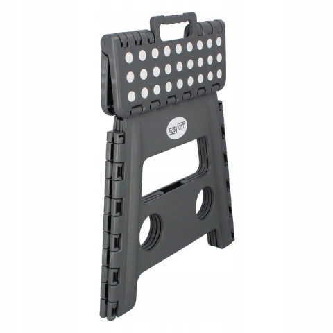 Taboret stołek składany szary antypoślizgowy do pokoju