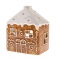 Świecznik domek z piernika ceramiczny na tealight na święta