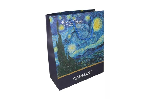 Torebka prezentowa Van Gogh Gwiaździsta Noc 25x20