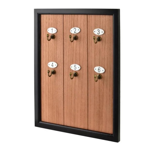 Ramka na klucze dekoracja drewniana wieszak Stacy