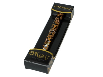 Długopis Carmani Gustav Klimt Drzewo życia ciemne tło