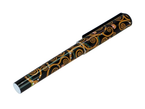 Długopis Carmani Gustav Klimt Drzewo życia ciemne tło