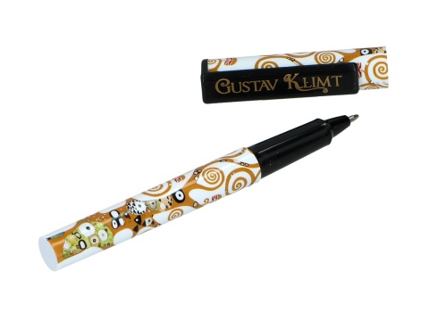 Długopis Carmani Gustav Klimt Drzewo życia jasne tło