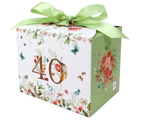 Kubek na 40 urodziny do herbaty kawy prezent porcelana