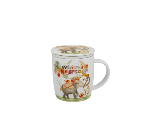 Kubek zaparzacz na urodziny prezent wszystkiego najlepszego