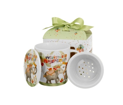 Kubek zaparzacz na urodziny prezent wszystkiego najlepszego