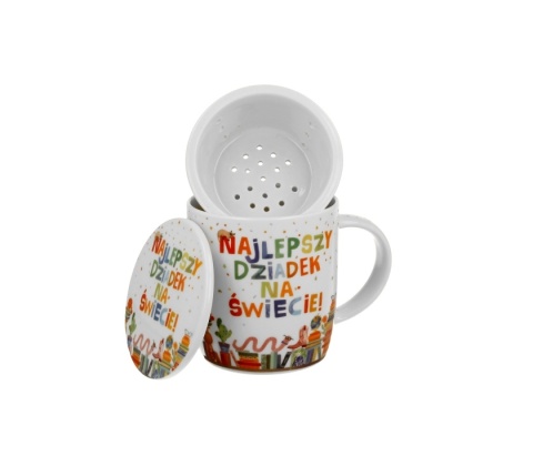 Kubek zaparzacz sitko na dzień dziadka najlepszy dziadek