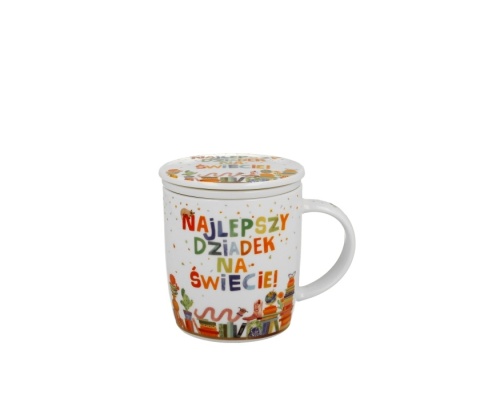 Kubek zaparzacz sitko na dzień dziadka najlepszy dziadek