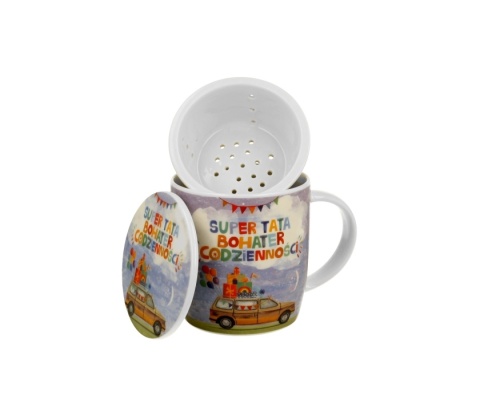 Kubek zaparzacz na urodziny prezent super tata dzień taty