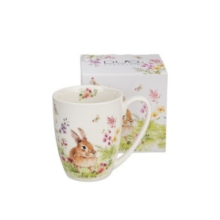 Kubek do kawy wiosenna sielanka porcelana na wielkanoc