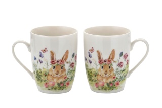 Kubki na prezent Wielkanoc porcelanowe do herbaty królik