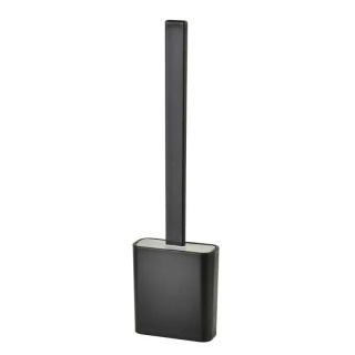 Szczotka toaletowa silikonowa Eda do wc mat czarna stojąca