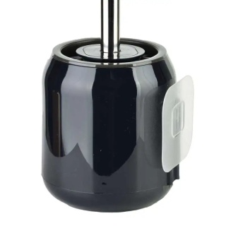 Szczotka toaletowa czarna silikonowa Eda do wc połysk