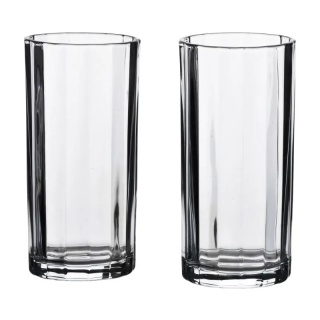 Szklanki do wody napojów wysokie zestaw 4 szt Elise Stripes