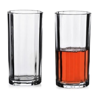 Szklanki do wody napojów wysokie zestaw 4 szt Elise Stripes