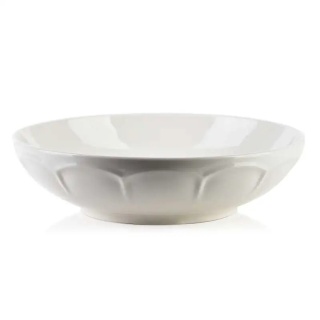 Talerz obiadowy głęboki porcelanowy biały na zupę hella