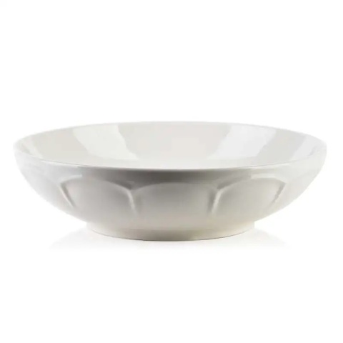 Talerz obiadowy głęboki porcelanowy biały na zupę hella