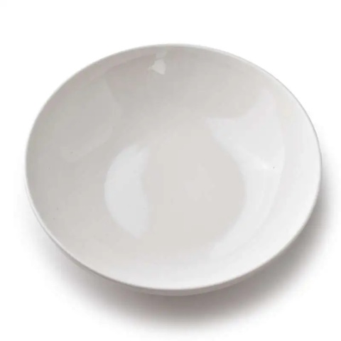 Talerz obiadowy głęboki porcelanowy biały na zupę hella