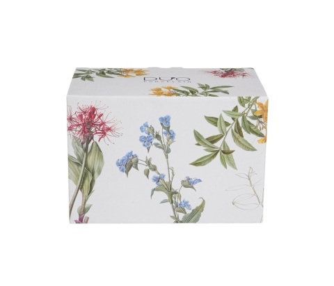 Dzbanek imbryk z zaparzaczem porcelana barwy natury kwiaty